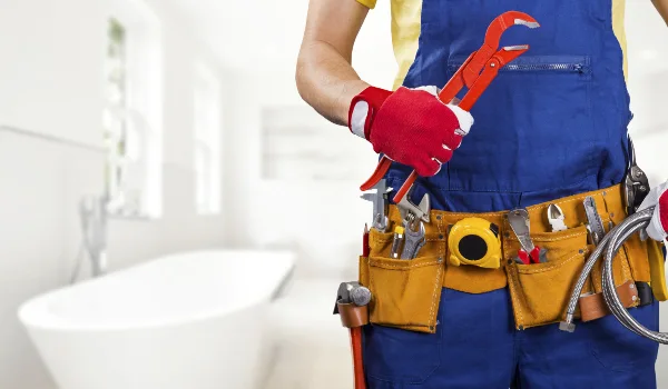 the torso of a plumbing technician showing a tool belt from Plumber Georgetown in Austin, TX - Austin TX the torso of a plumbing technician showing a tool belt from Plumber Georgetown in Austin, TX - Austin TX